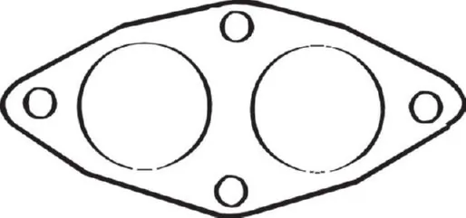 Gasket, exhaust pipe 256-513