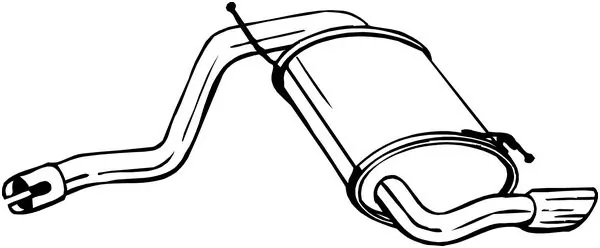 Rear Muffler 200-181