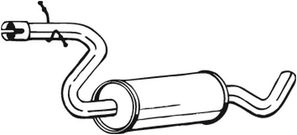 Centre Muffler 233-805