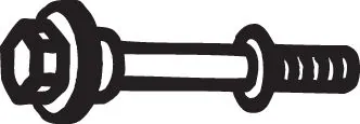 Bolt, exhaust system 258-944