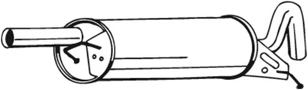 Rear Muffler 233-117