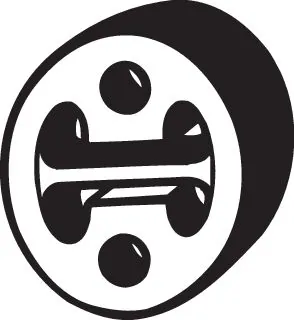 Rubber Strip, exhaust system 255-145