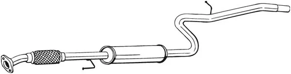 Centre Muffler 287-419