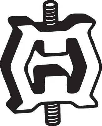 Rubber Strip, exhaust system 255-125