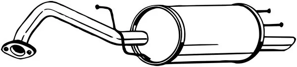 Глушитель выхлопных газов конечный 141-009