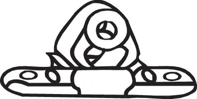 Rubber Strip, exhaust system 255-025