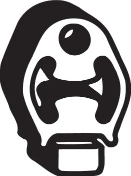 Rubber Strip, exhaust system 255-126