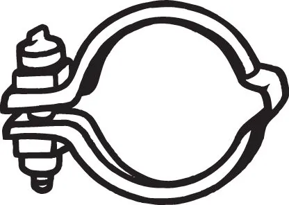 Clamping Piece, exhaust system 254-030