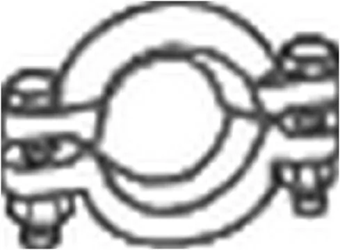 Clamping Piece, exhaust system 254-933