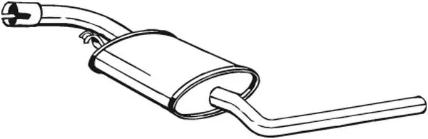 Centre Muffler 281-891