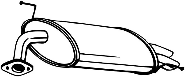 Rear Muffler 163-161
