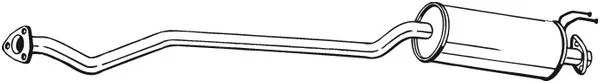 Centre Muffler 286-395