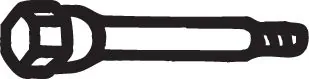BOSAL 258-781 Bolt, exhaust system
