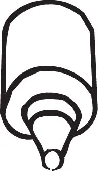 Rubber Strip, exhaust system 255-806