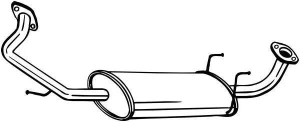 Centre Muffler 281-357