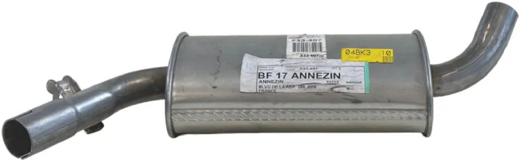 Centre Muffler 233-407