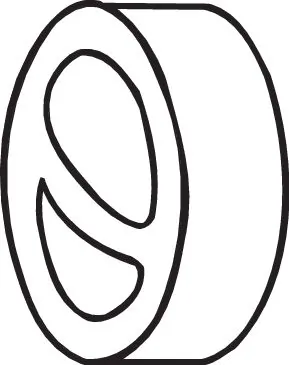 Rubber Strip, exhaust system 255-766