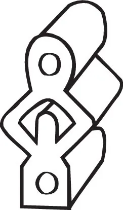 Rubber Strip, exhaust system 255-750