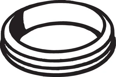Gasket, exhaust pipe 256-027
