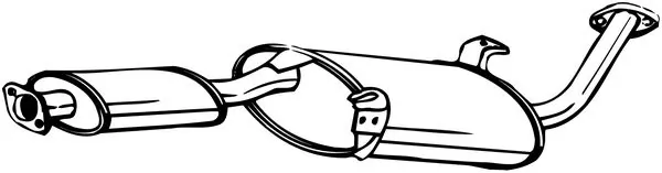 Centre Muffler 154-553