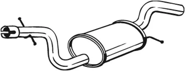 Centre Muffler 233-719