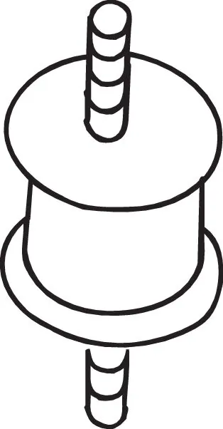 Rubber Strip, exhaust system 255-038