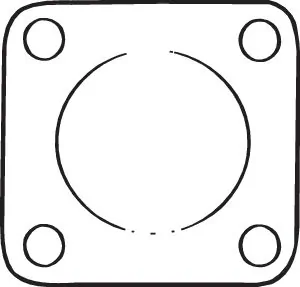 Gasket, exhaust pipe 256-503