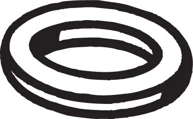 Gasket, exhaust pipe 256-282