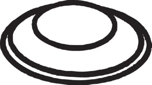 Gasket, exhaust pipe 256-049