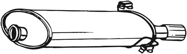 Rear Muffler 190-235