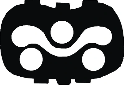 Rubber Strip, exhaust system 255-811