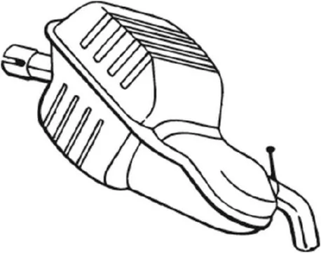 Rear Muffler 235-001