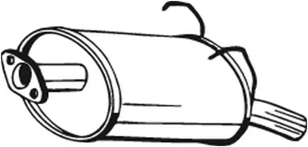Rear Muffler 163-197