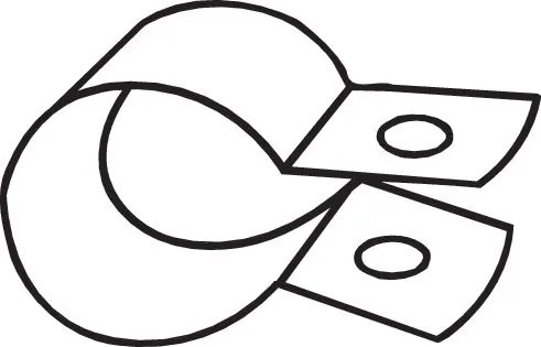 Clamping Piece, exhaust system 254-450