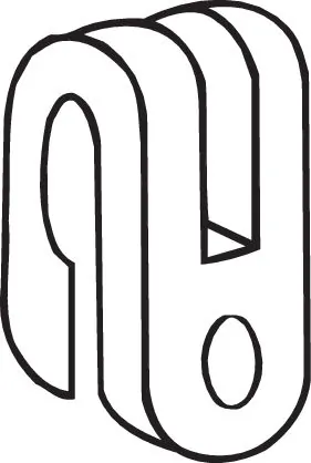 Rubber Strip, exhaust system 255-014