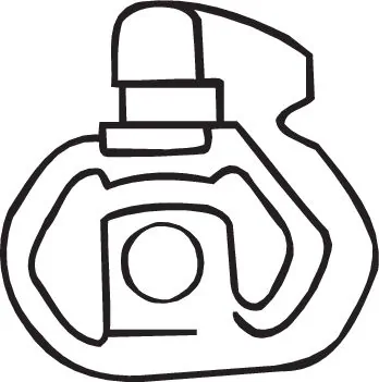 Rubber Strip, exhaust system 255-026