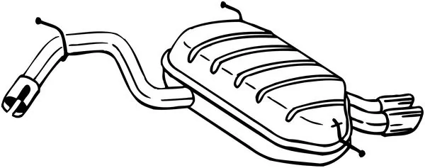 Rear Muffler 220-109