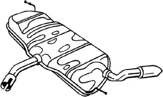 Rear Muffler 233-449
