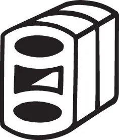 Rubber Strip, exhaust system 255-095