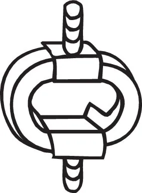 Rubber Strip, exhaust system 255-511