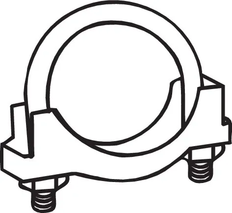 Clamping Piece, exhaust system 250-155
