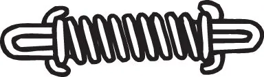 BOSAL 251-669 Spring, exhaust pipe