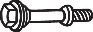 Bolt, exhaust system 258-943