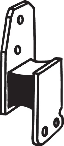 Rubber Strip, exhaust system 255-600