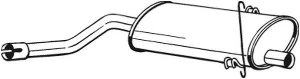 Centre Muffler 215-761