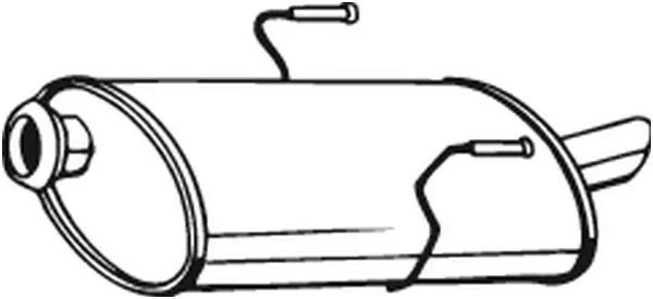Rear Muffler 190-275