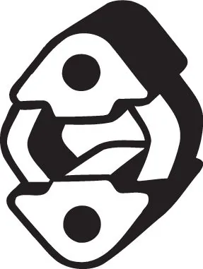 Rubber Strip, exhaust system 255-058