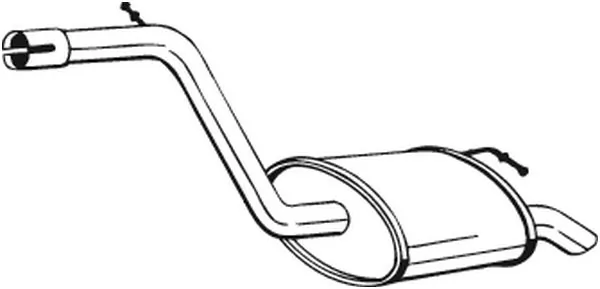 Rear Muffler 154-185