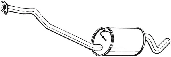 Centre Muffler 279-457