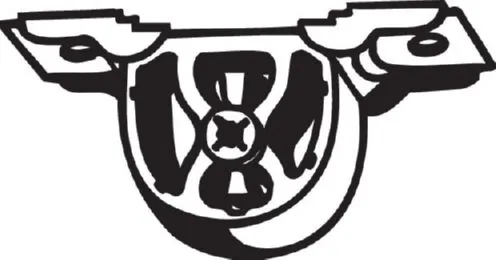 Rubber Strip, exhaust system 255-483